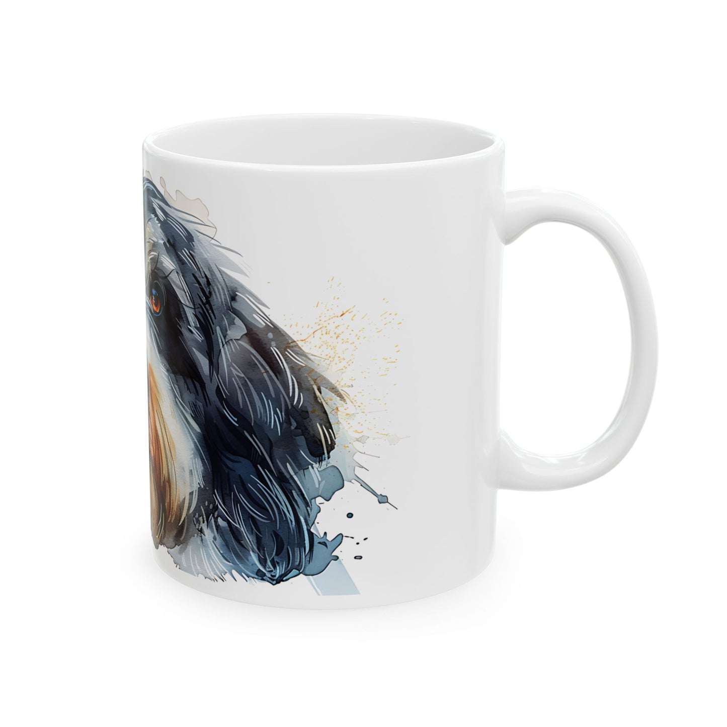 Bearded Collie Ceramic Mug