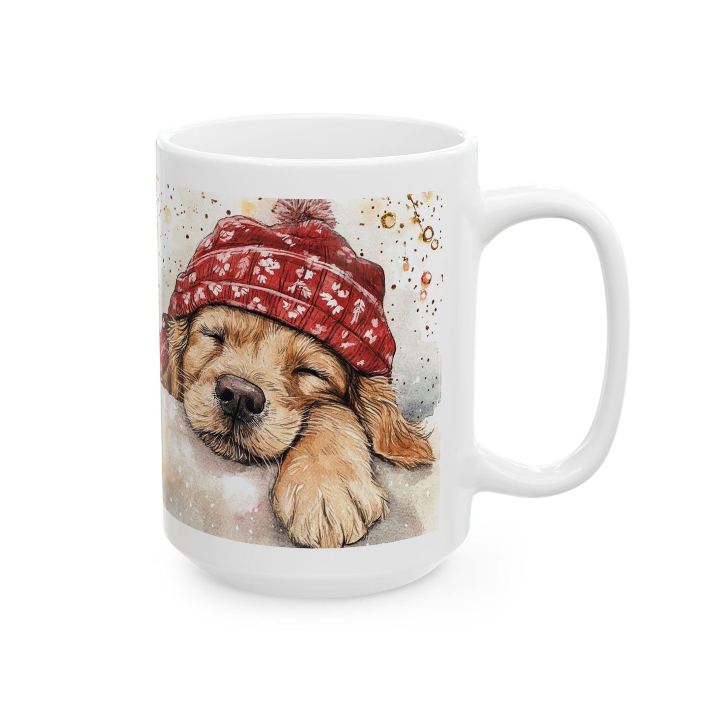 Cozy Christmas Dog Mug