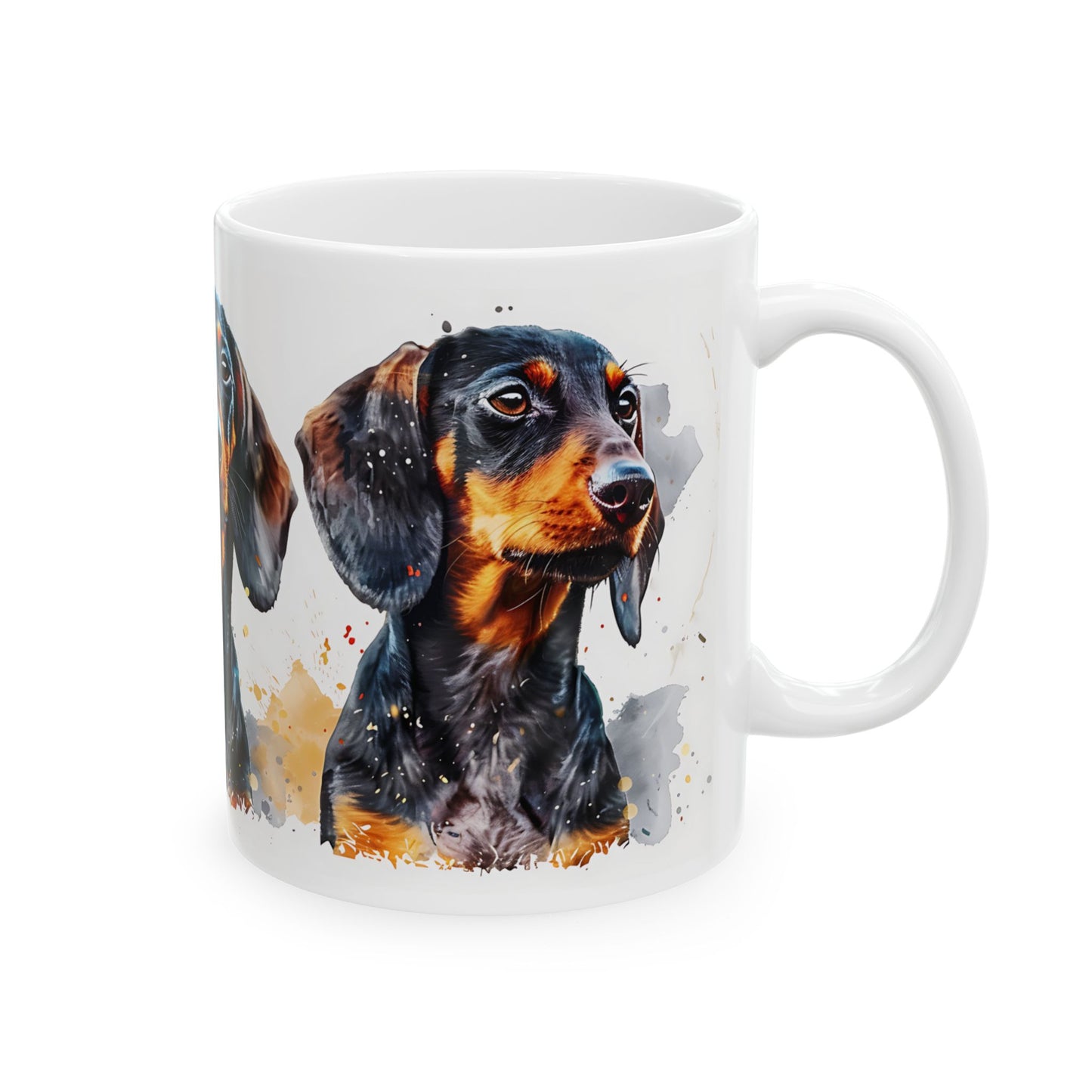 Dachshund Ceramic Mug.