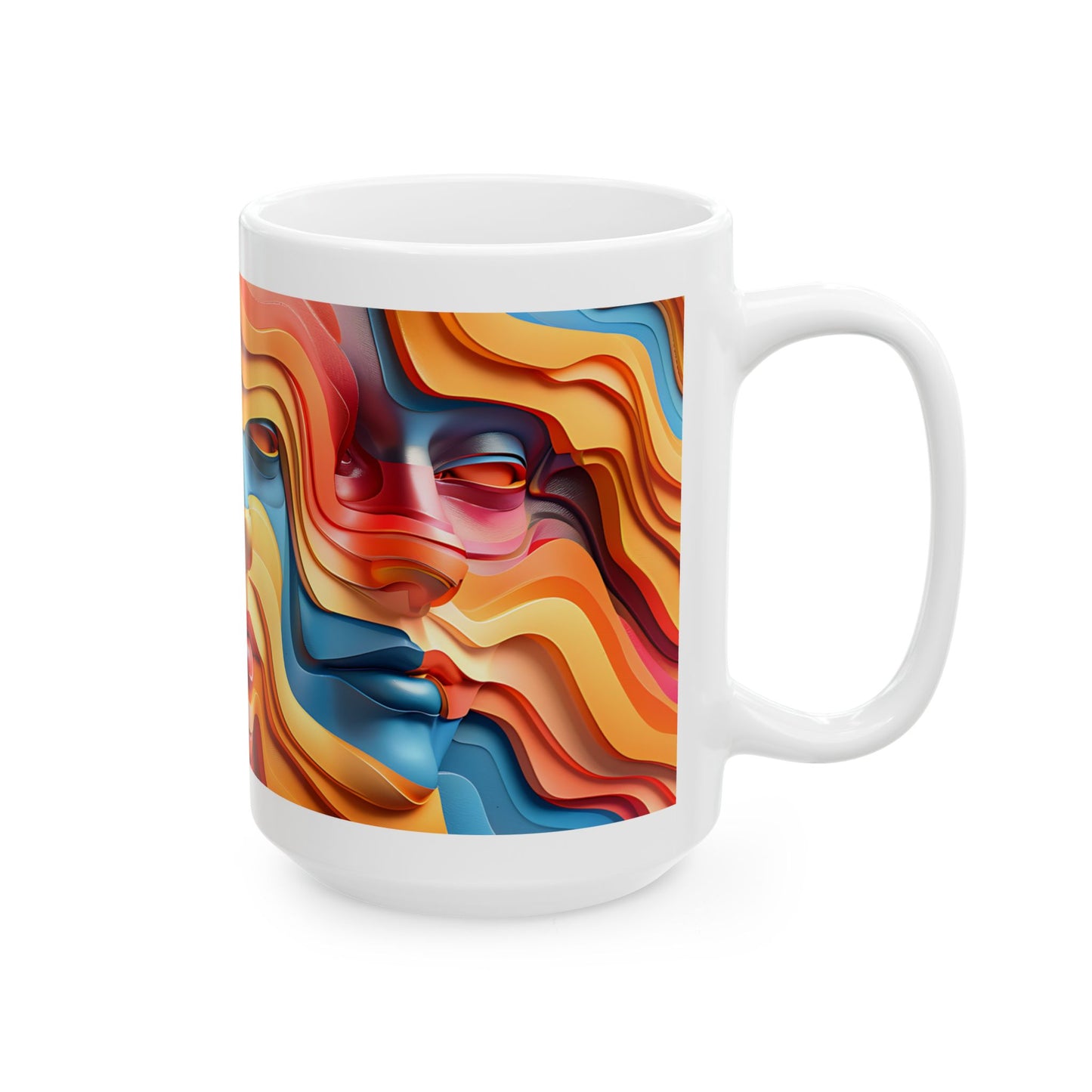 Vibrant Abstract Mug