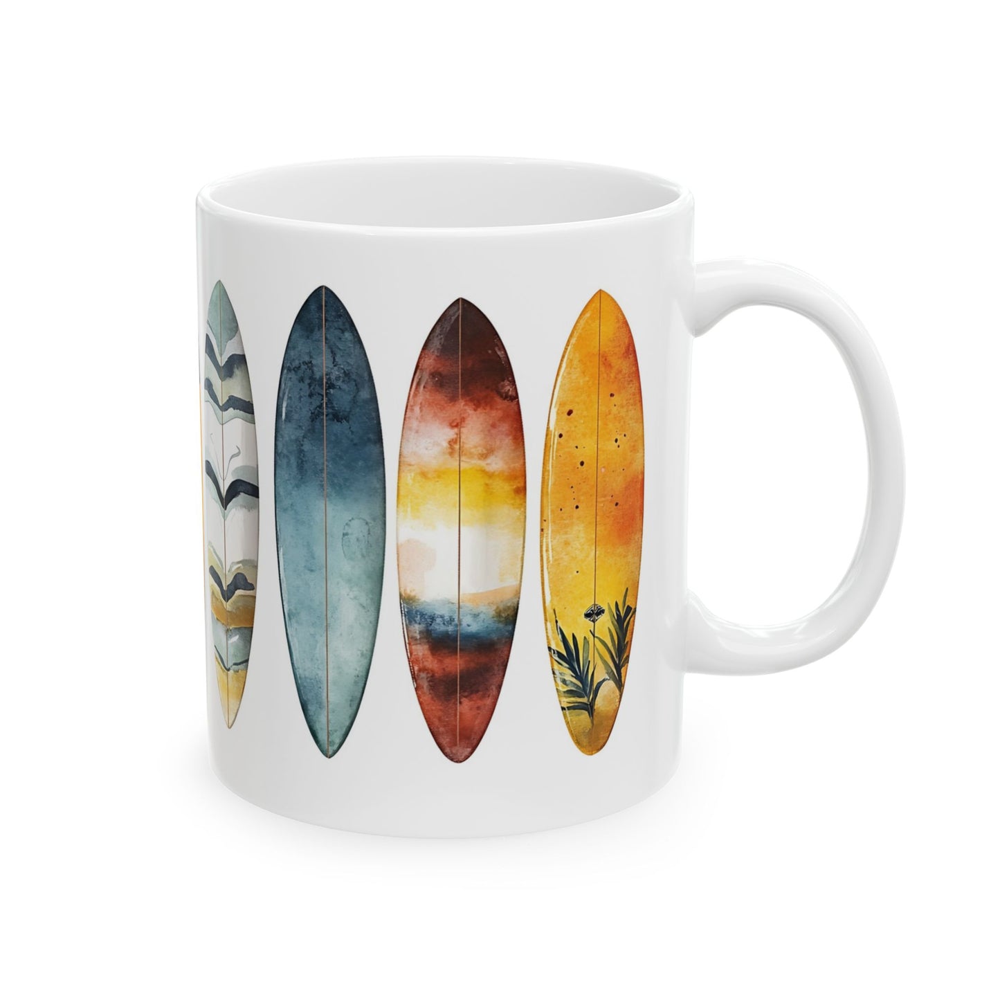 Surfboard Ceramic Mug