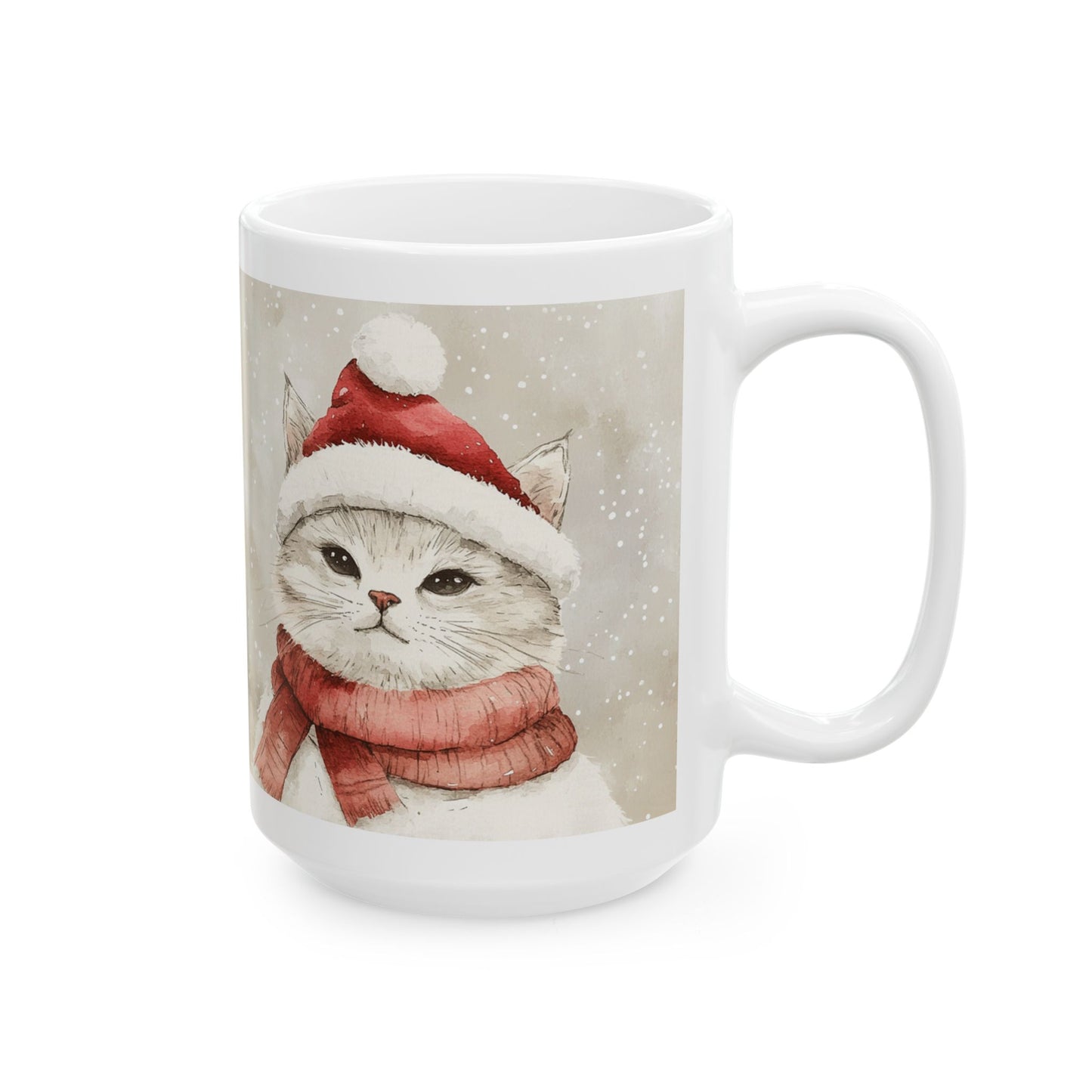 Christmas Cat Mug