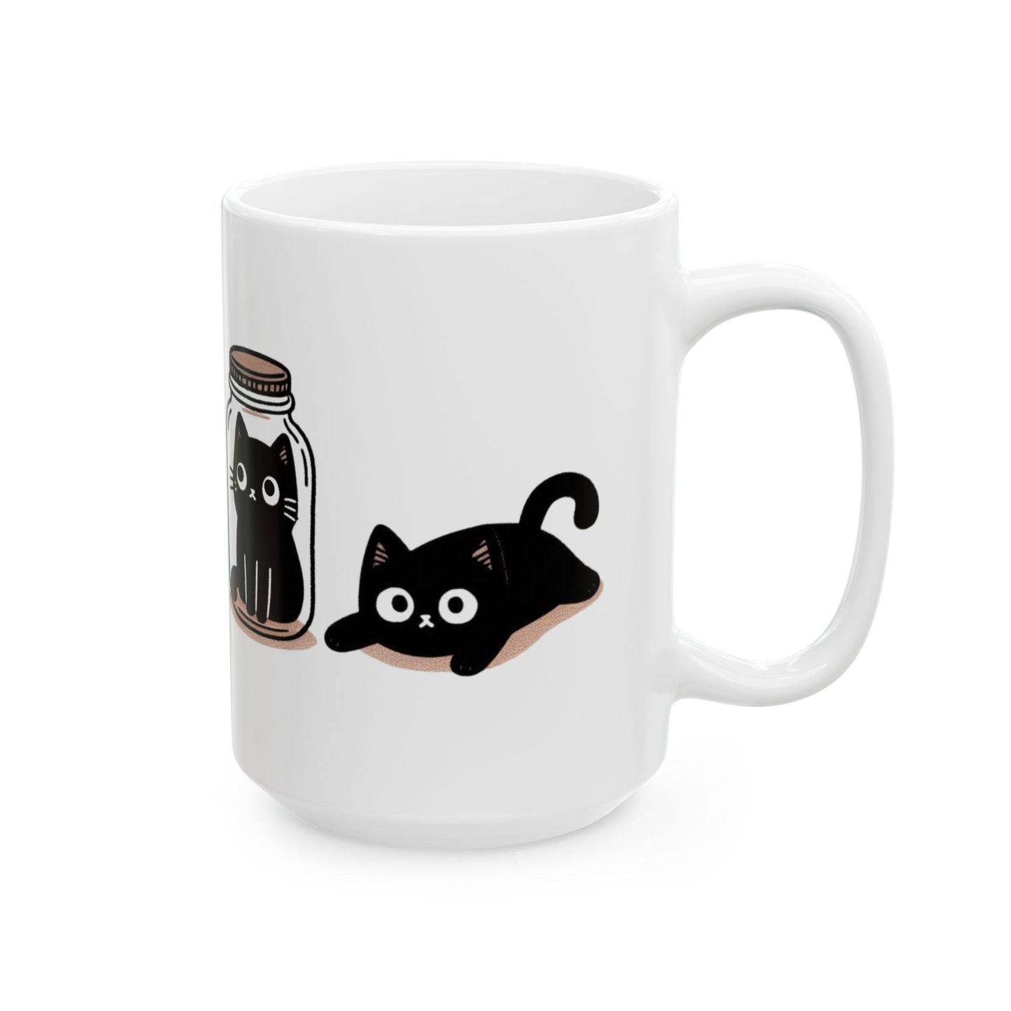 Cat Moods Ceramic Mug