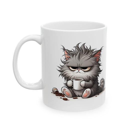 Sleepy Cat Coffee Mug