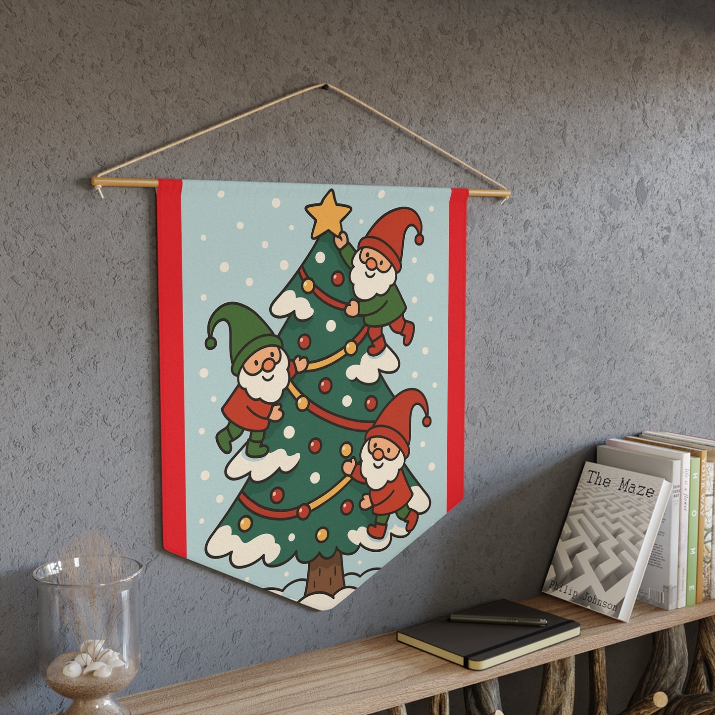 Festive Christmas Pennant Banner