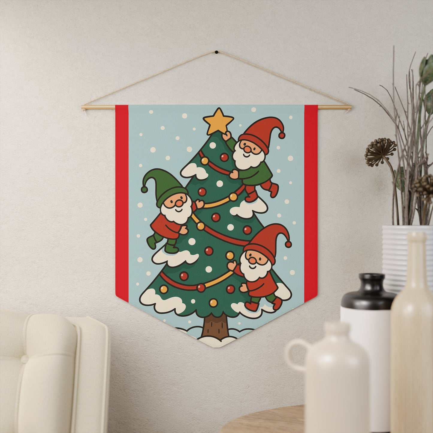 Festive Christmas Pennant Banner
