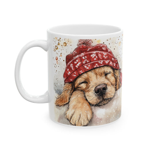 Cozy Christmas Dog Mug