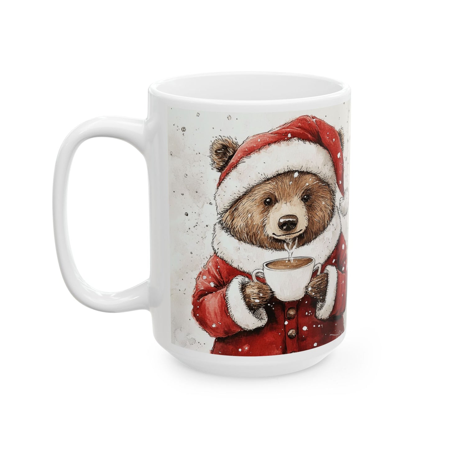 Festive Bear Ceramic Mug