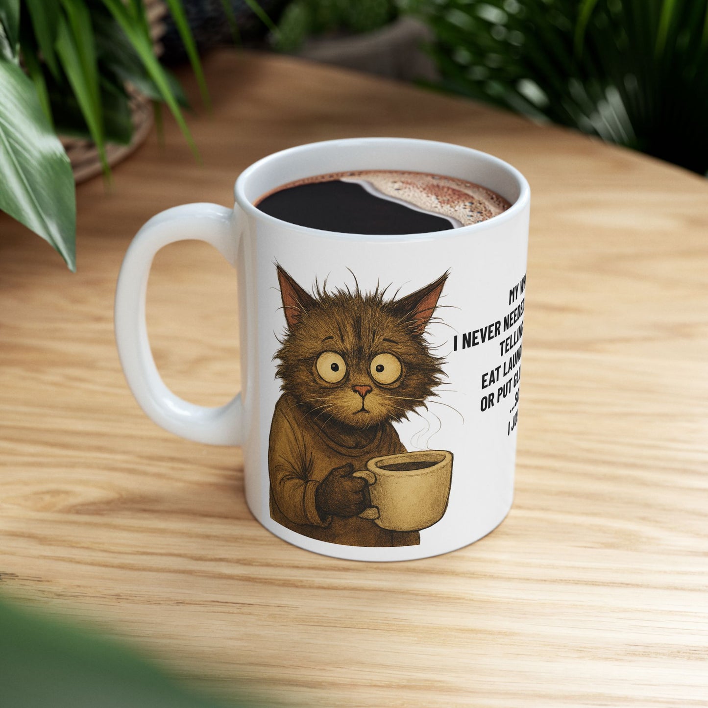 Funny Cat Coffee Cup
