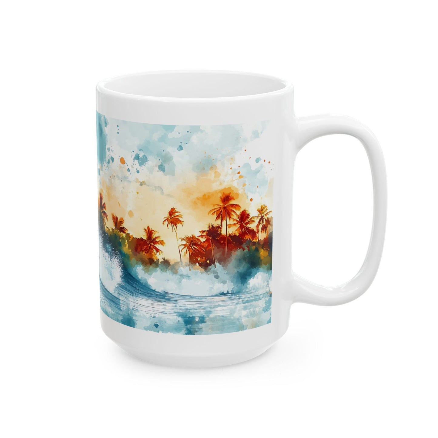 Surfing Adventure Ceramic Mug