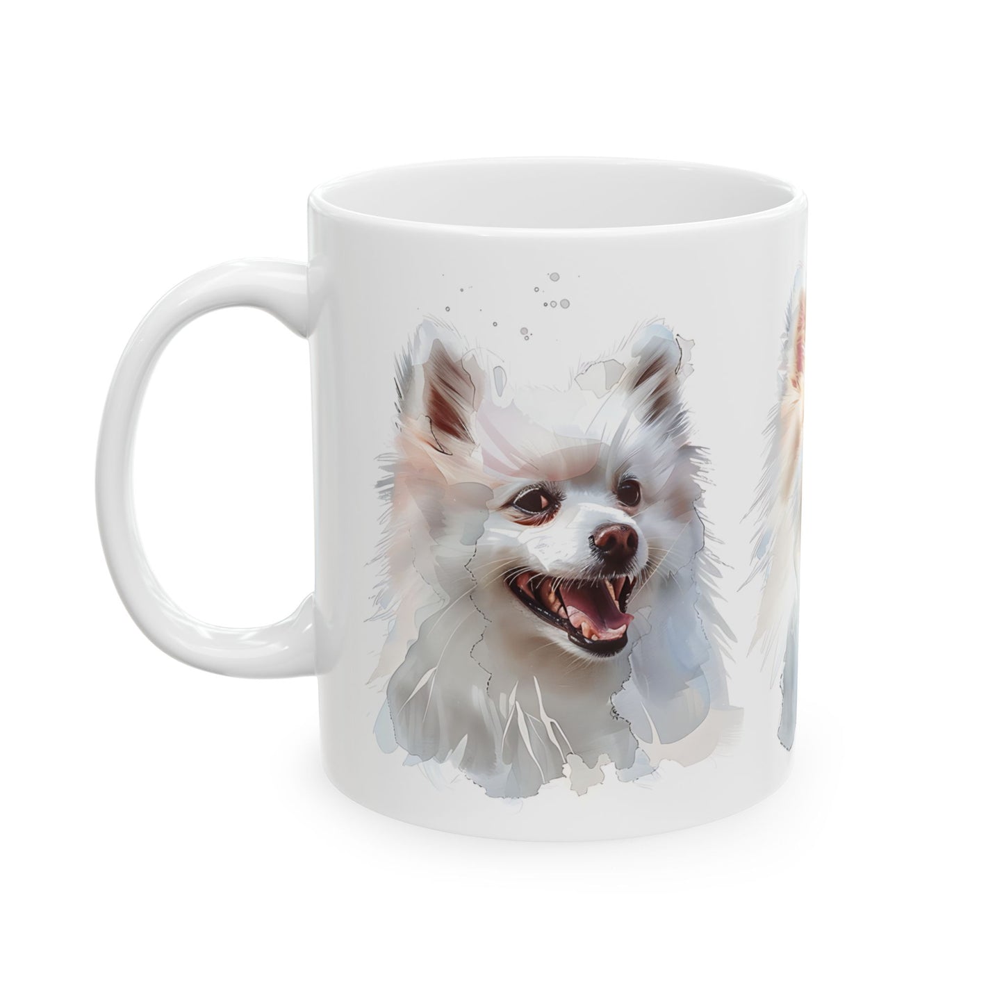 American Eskimo Ceramic Mug