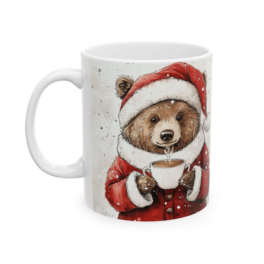Festive Bear Ceramic Mug