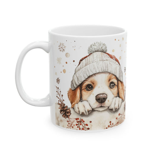 Cozy Christmas Dog Mug