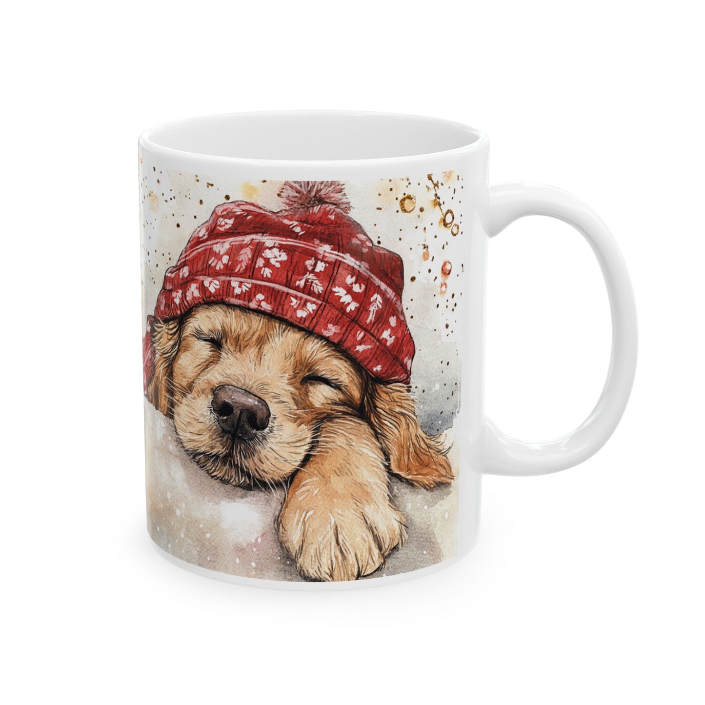 Cozy Christmas Dog Mug
