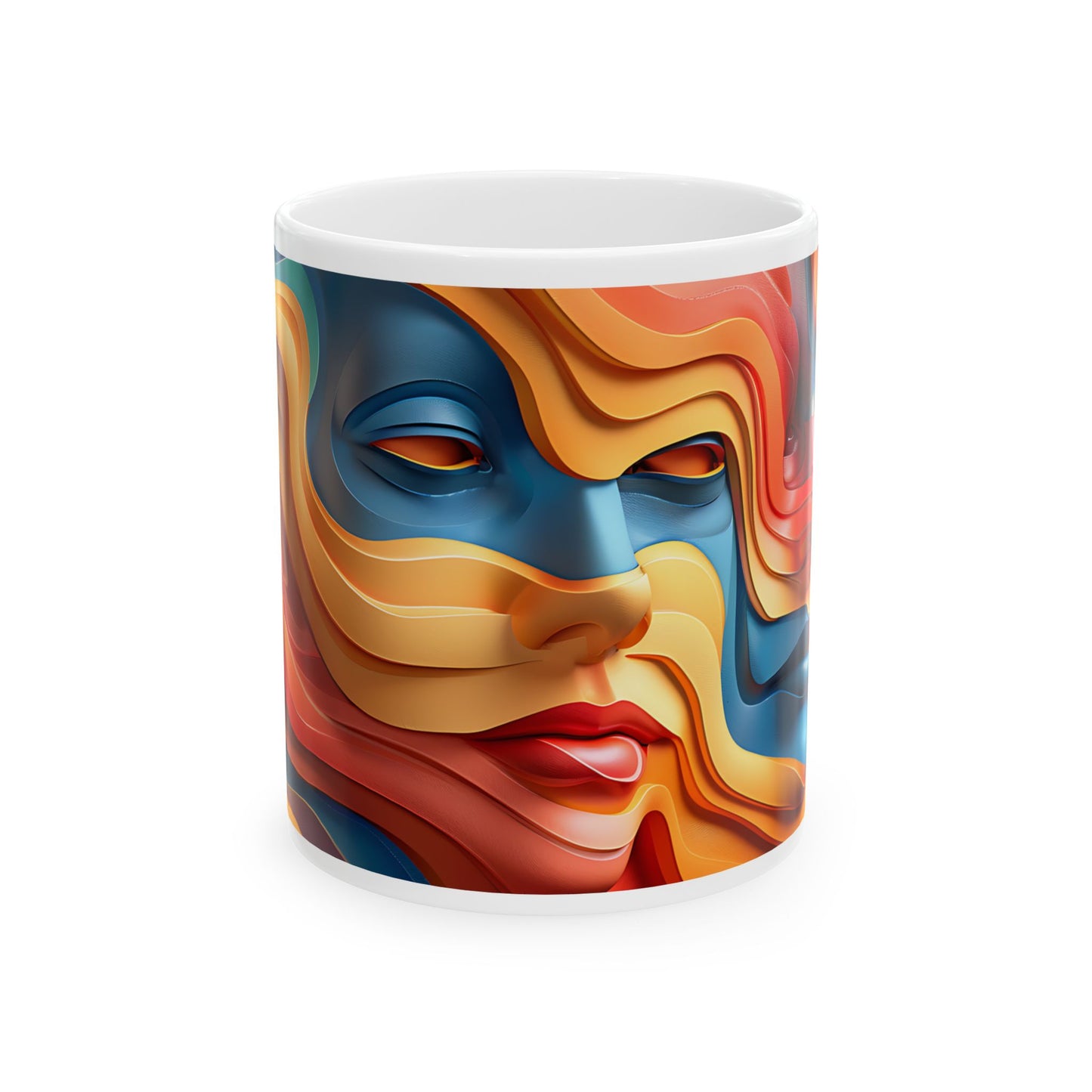 Vibrant Abstract Mug