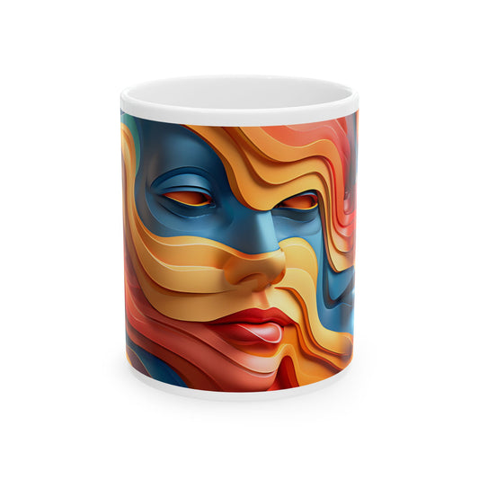 Vibrant Abstract Mug