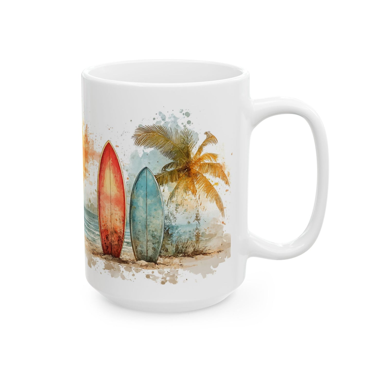 Beach Sunset Ceramic Mug