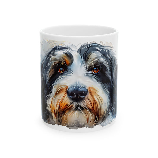 Bearded Collie Ceramic Mug