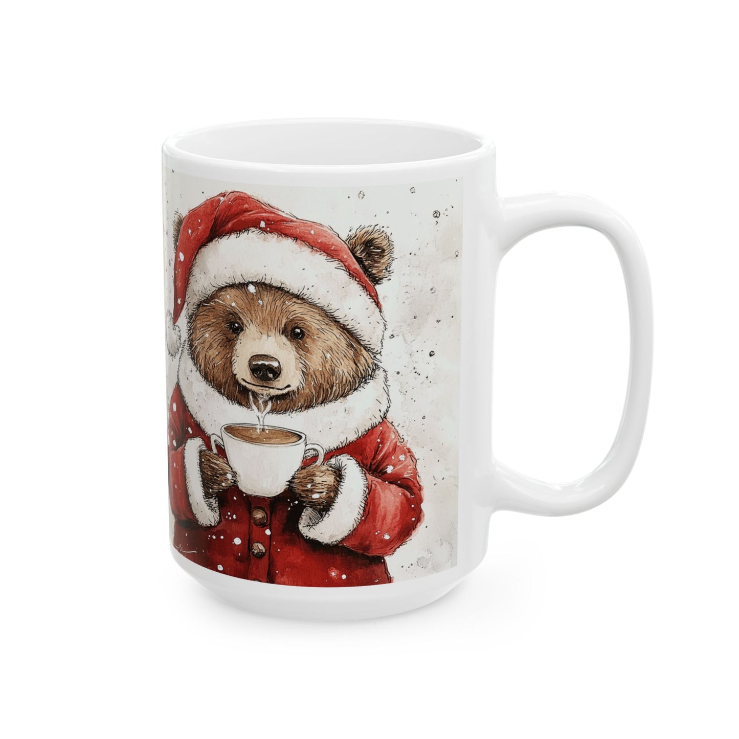 Festive Bear Ceramic Mug