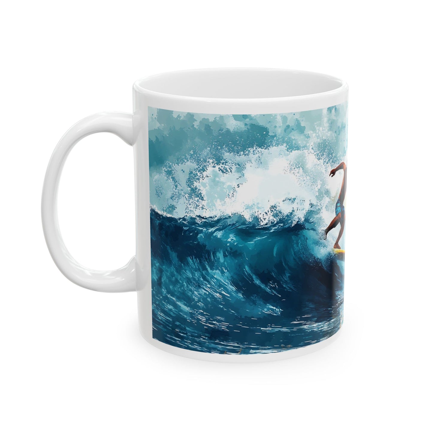 Surfing Adventure Ceramic Mug