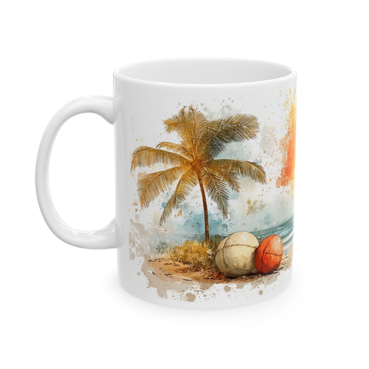 Beach Sunset Ceramic Mug