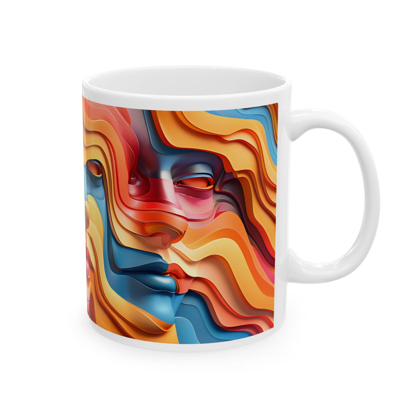 Vibrant Abstract Mug