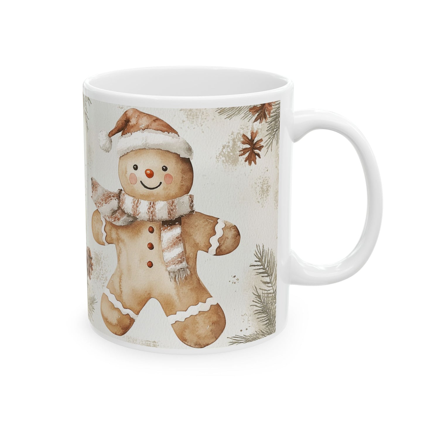 Gingerbread Christmas Mug