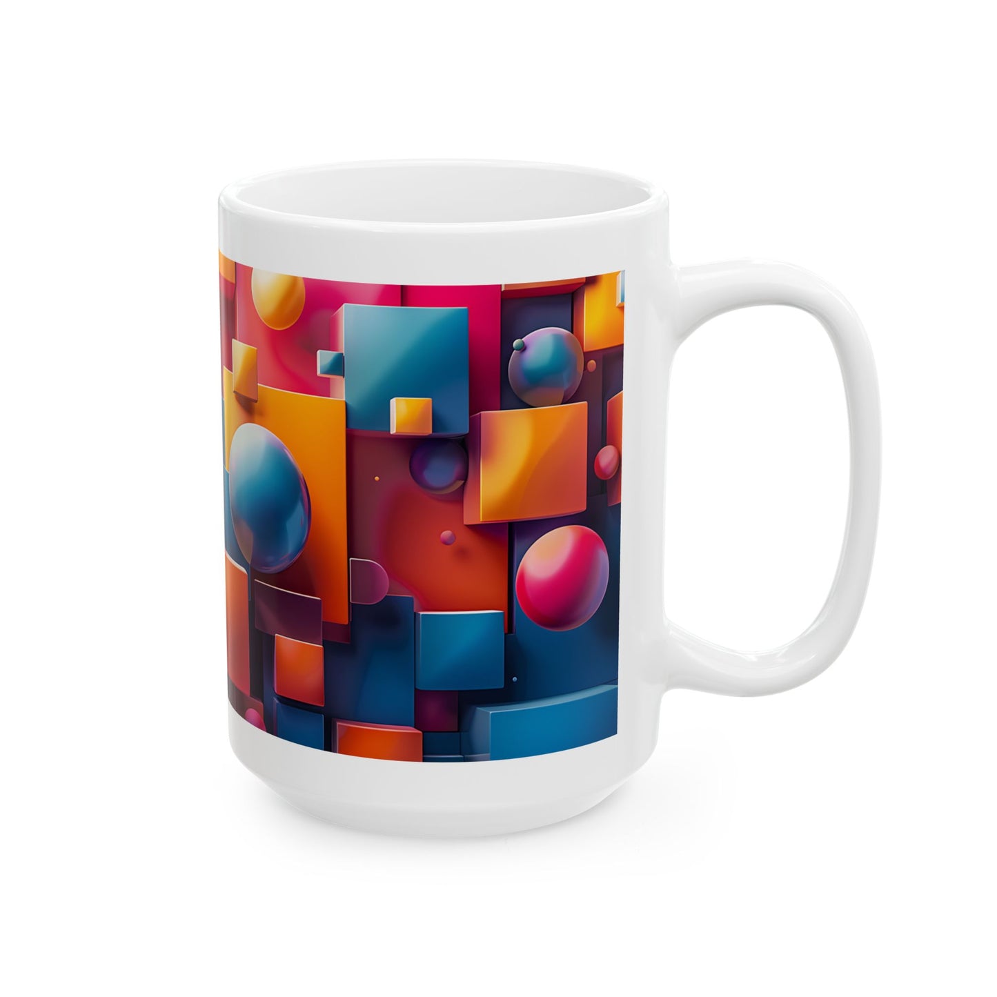 Vibrant Geometric Mug