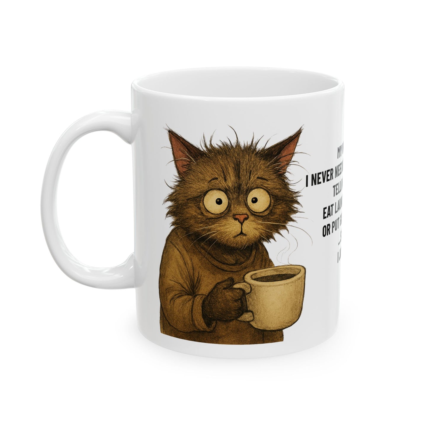 Funny Cat Coffee Cup