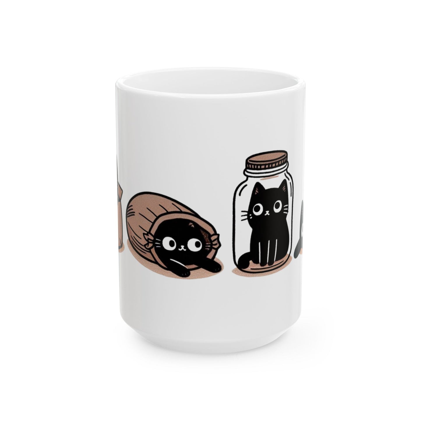 Cat Moods Ceramic Mug