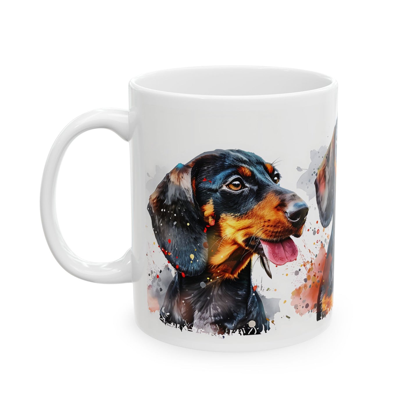 Dachshund Ceramic Mug.