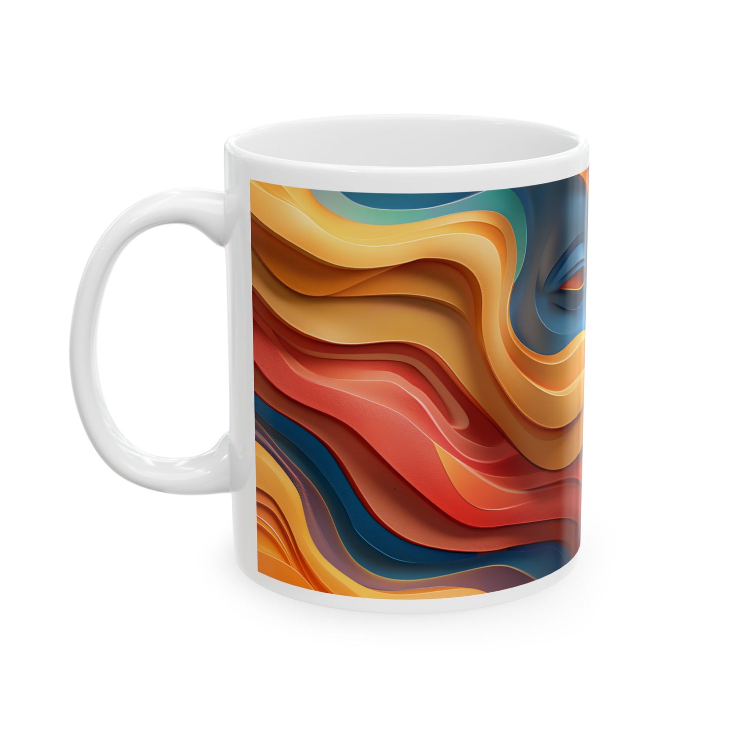 Vibrant Abstract Mug