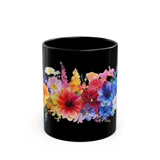 Colorful Floral Mug