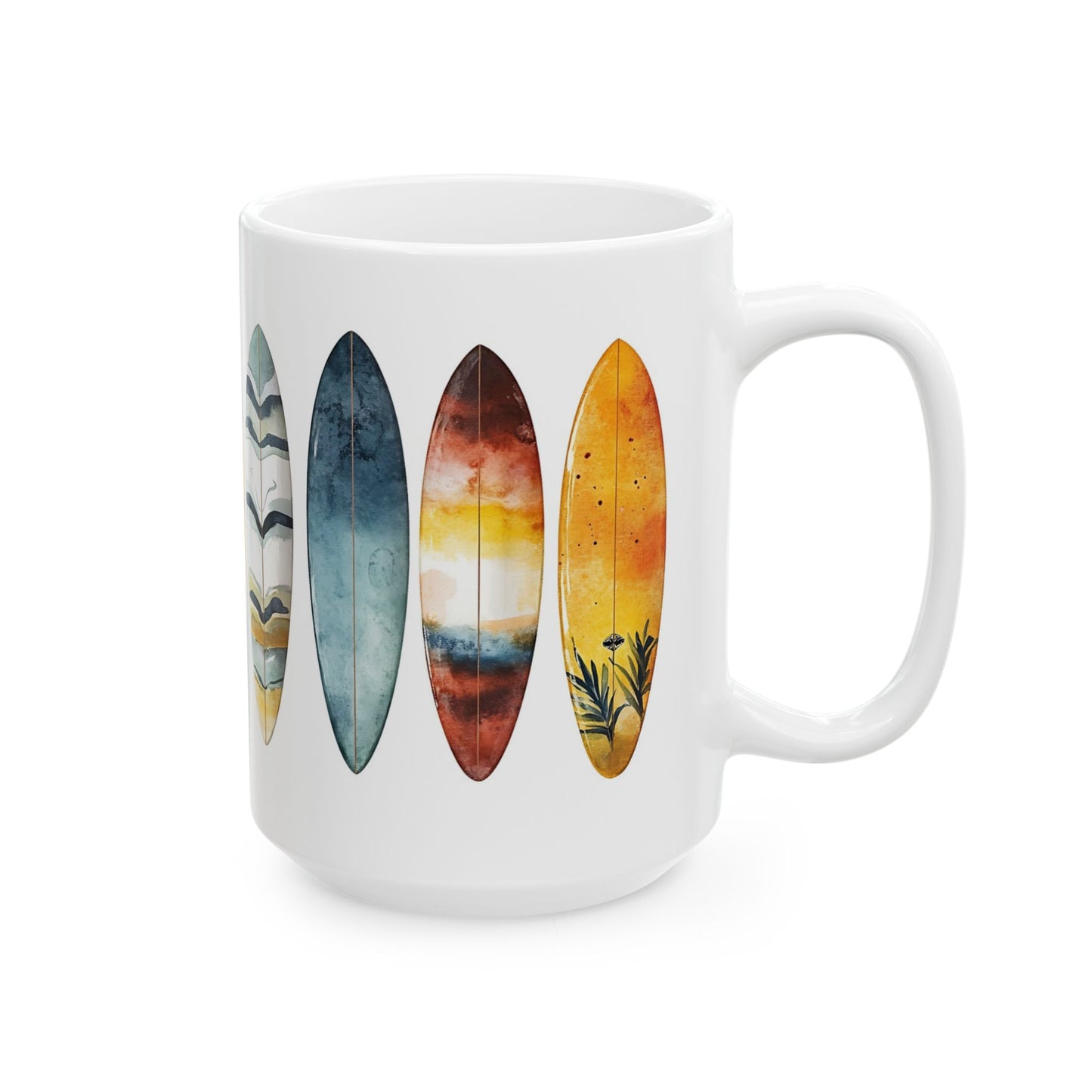 Surfboard Ceramic Mug