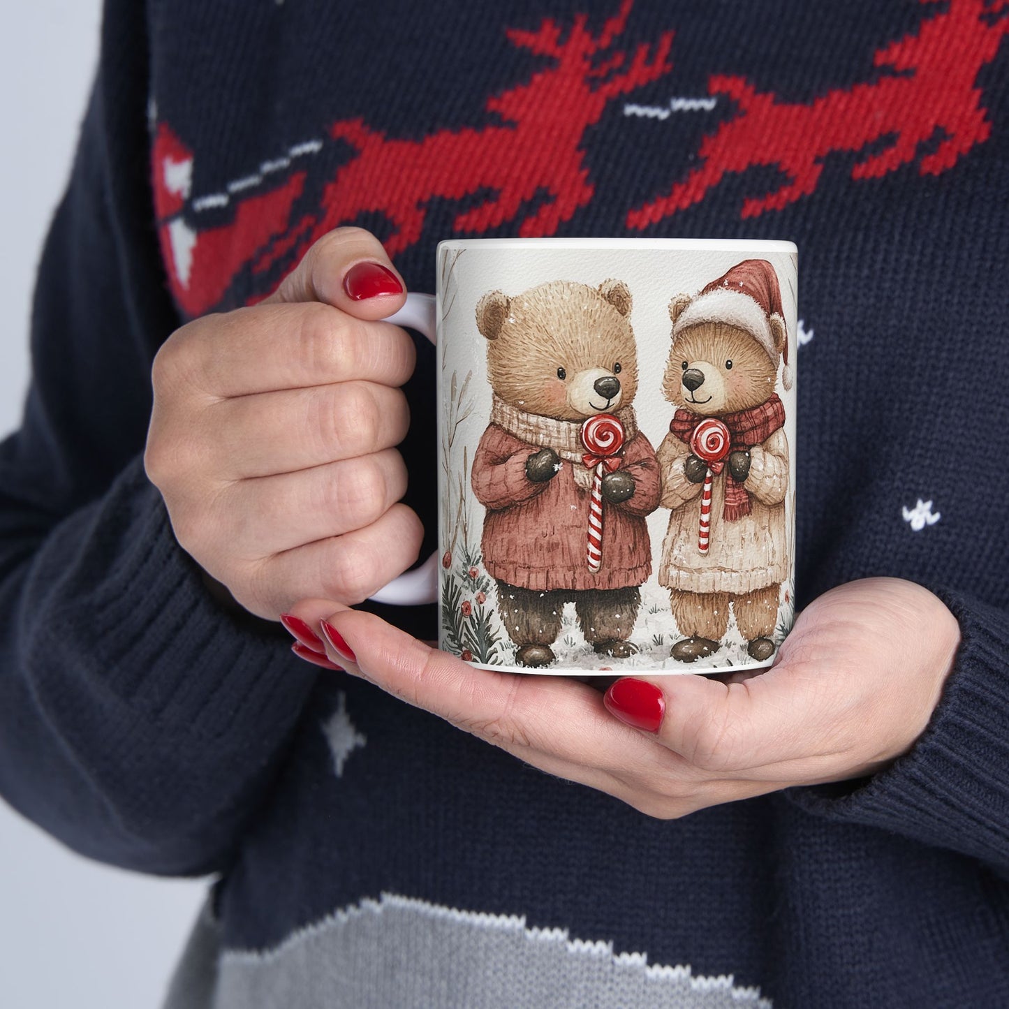 Christmas Bear Ceramic Mug