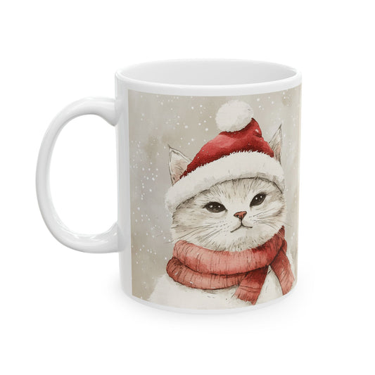 Christmas Cat Mug
