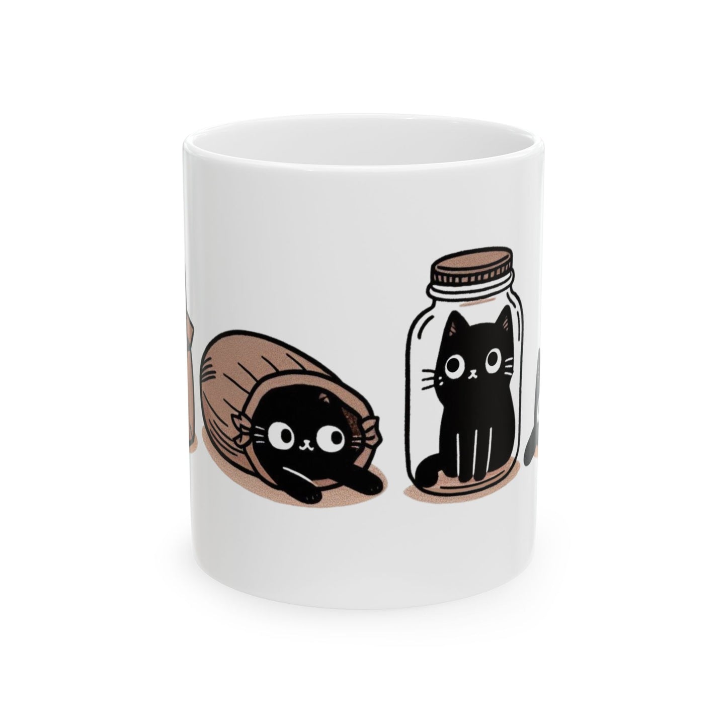 Cat Moods Ceramic Mug