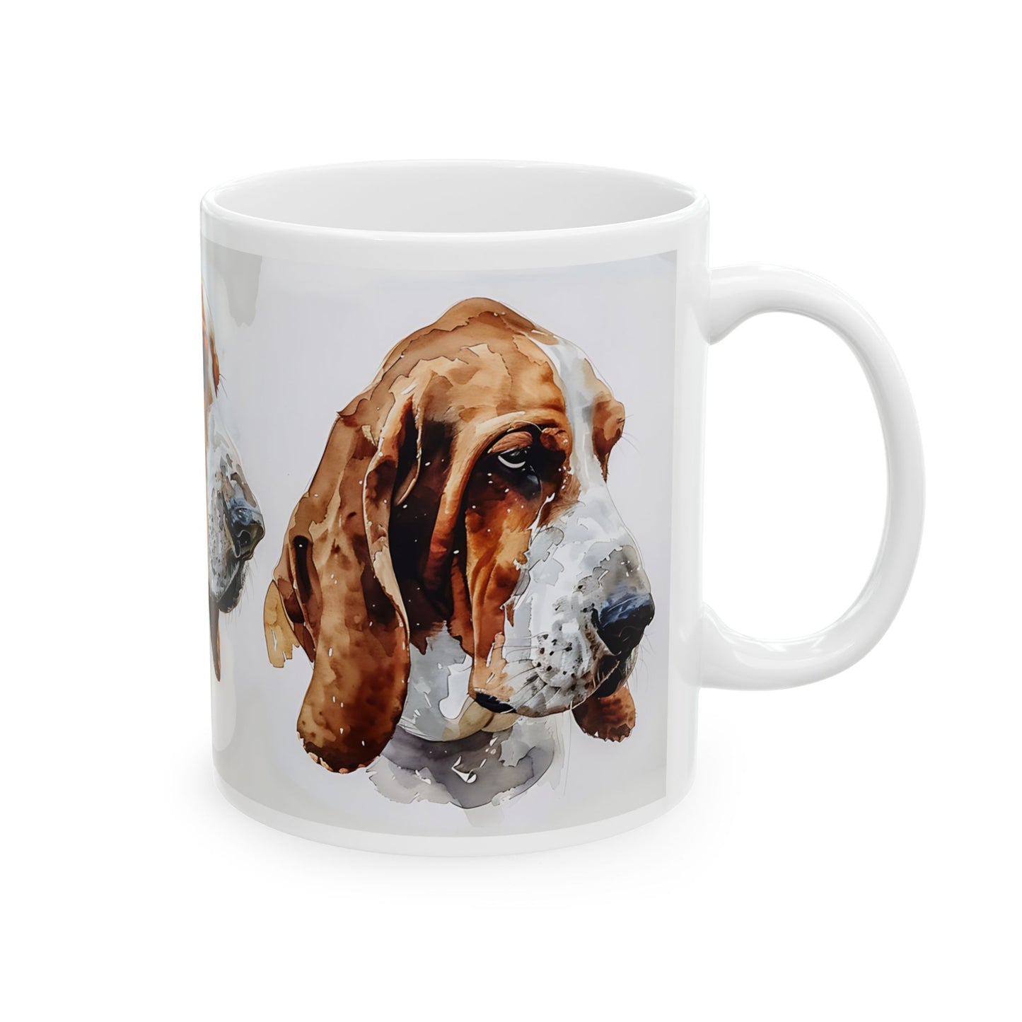 Basset Hound Ceramic Mug
