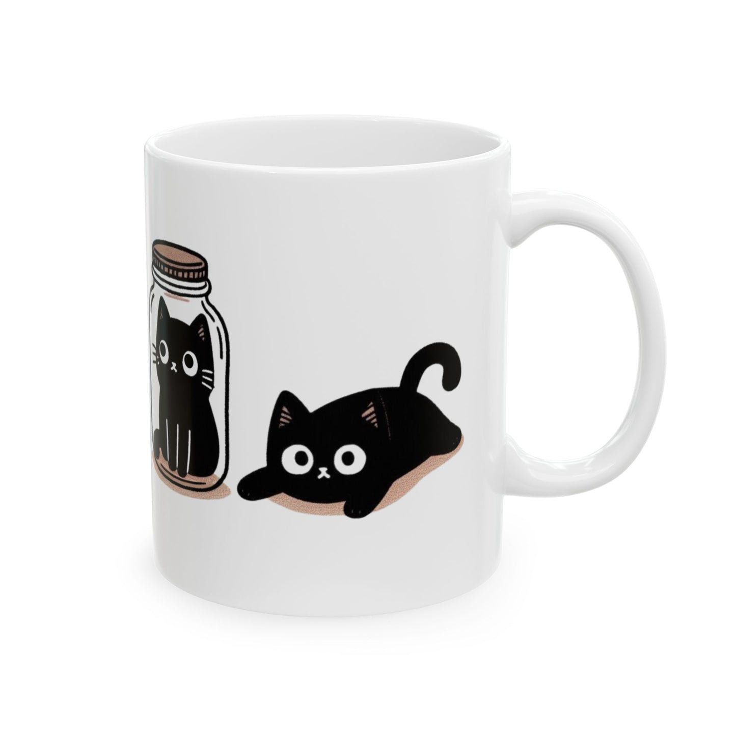 Cat Moods Ceramic Mug