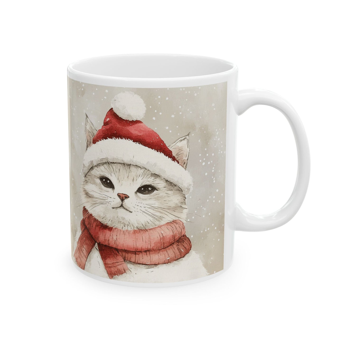 Christmas Cat Mug