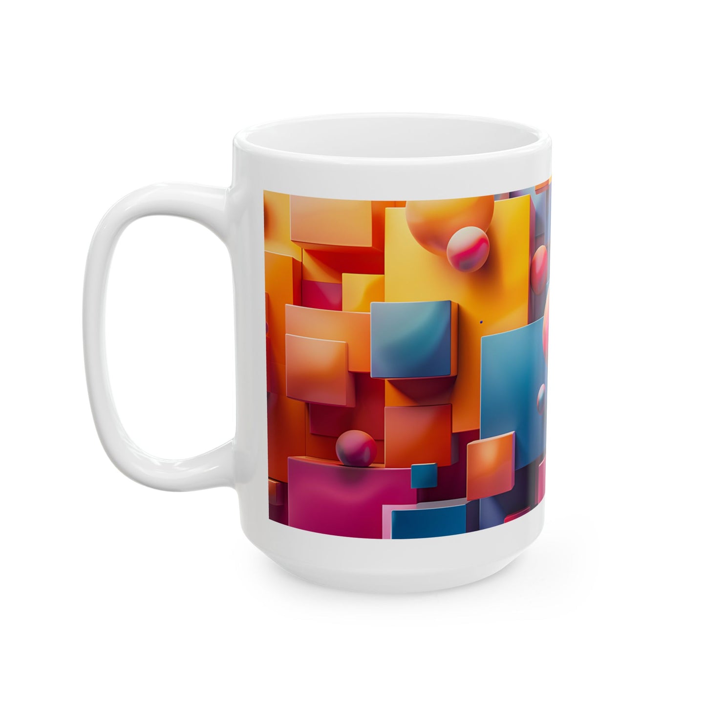 Vibrant Geometric Mug