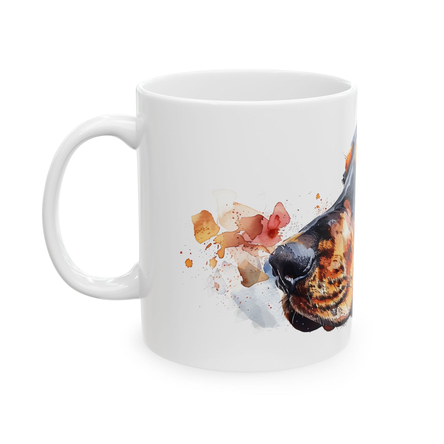 Black and Tan Coonhound Ceramic Mug