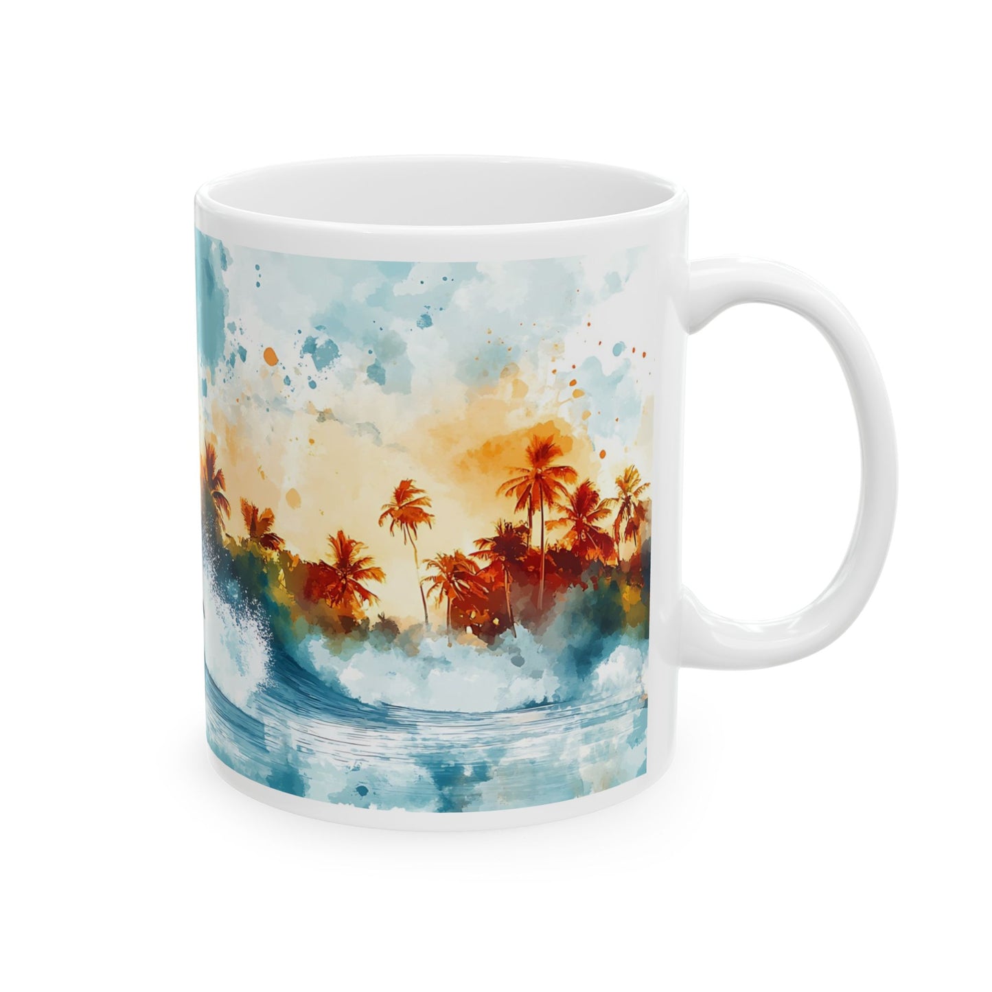 Surfing Adventure Ceramic Mug