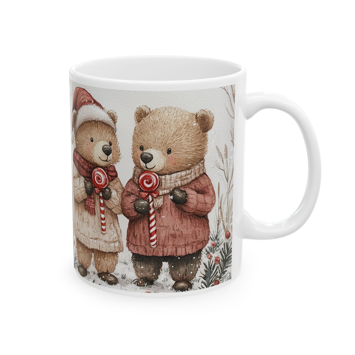 Christmas Bear Ceramic Mug