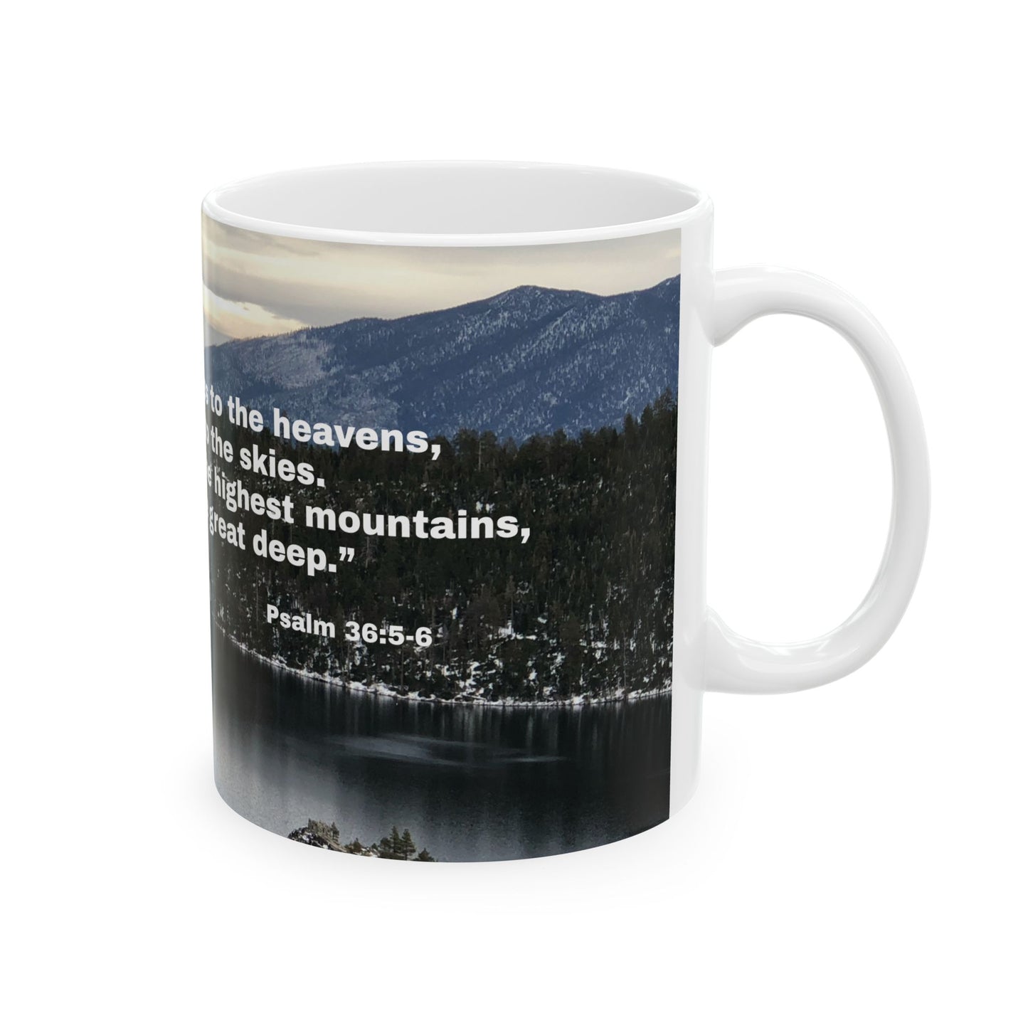 Psalm 35:5-6 Ceramic Mug, (11oz)
