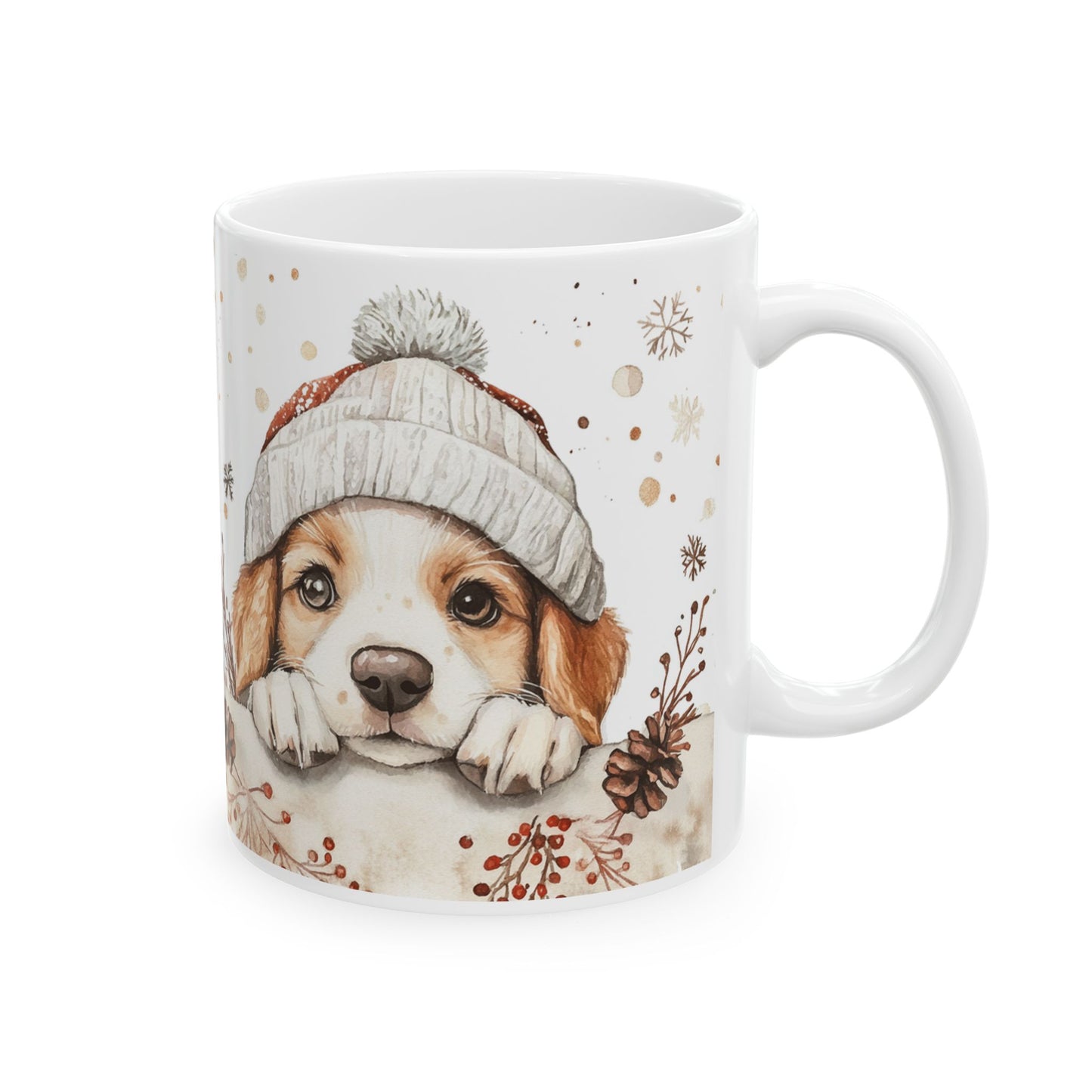 Cozy Christmas Dog Mug