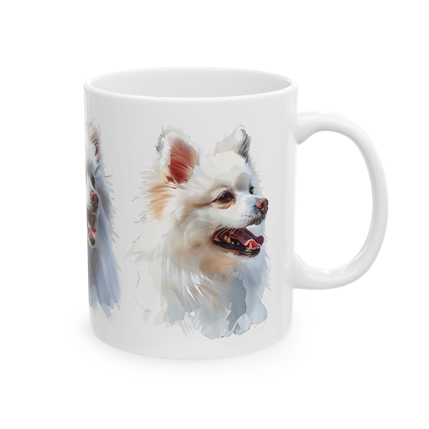 American Eskimo Ceramic Mug