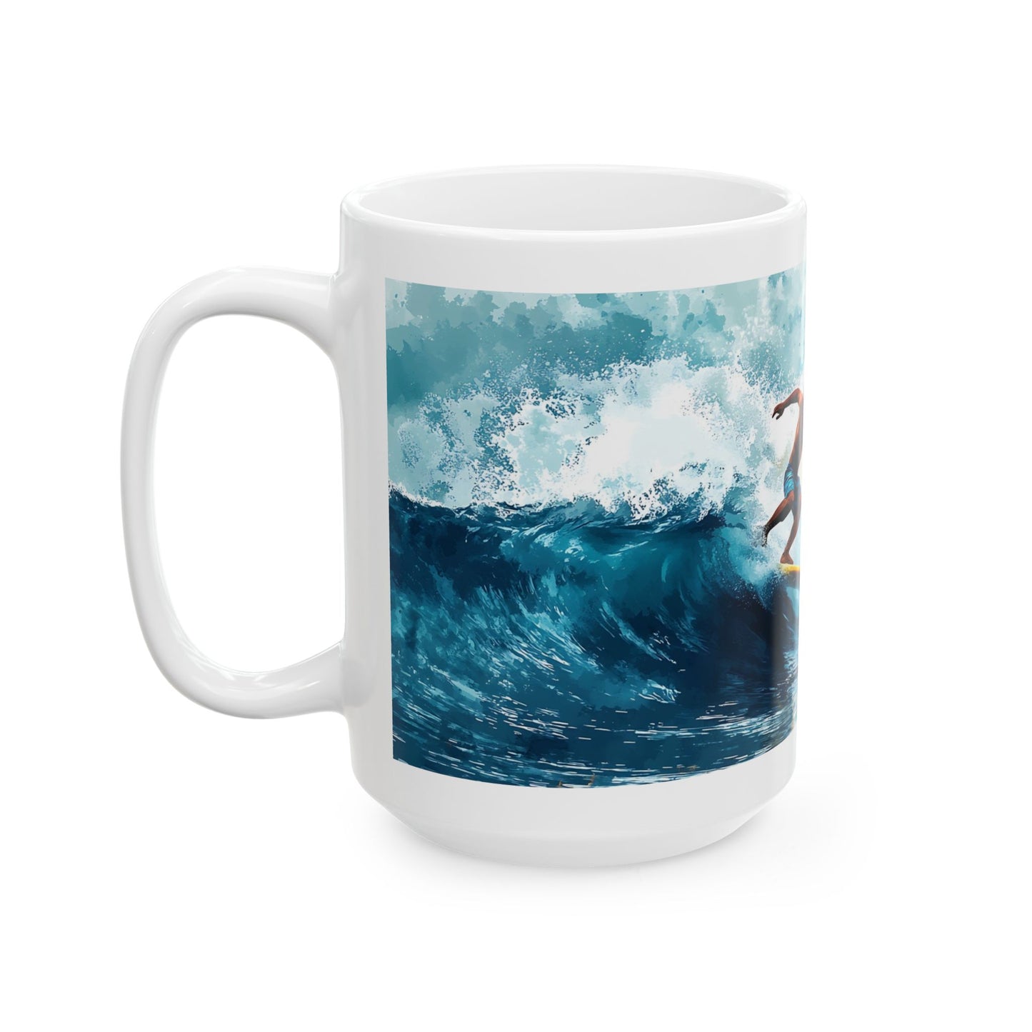 Surfing Adventure Ceramic Mug