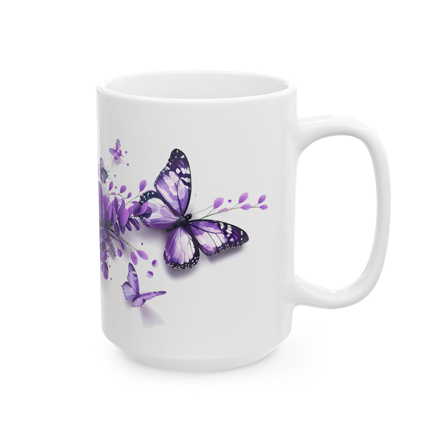 Floral Butterfly Mug