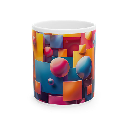 Vibrant Geometric Mug